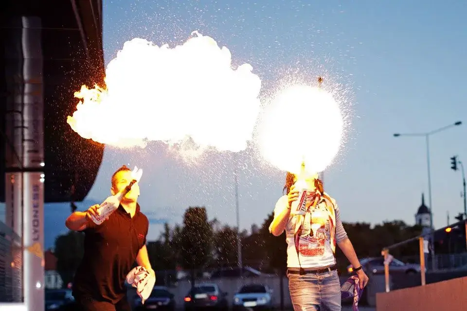 Fire Breathing Bartender Entertainment